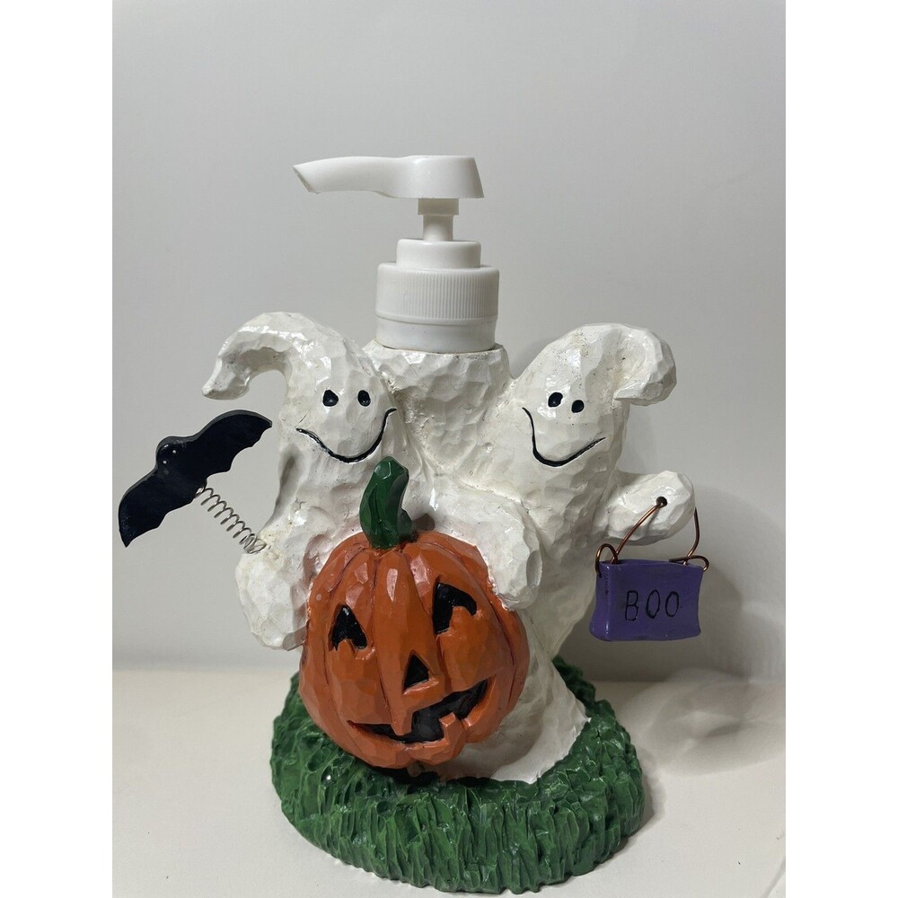 Pumpkin 🎃 Ghost 👻 Bathroom Soap Lotion Pump Dispenser - Celebrate Halloween